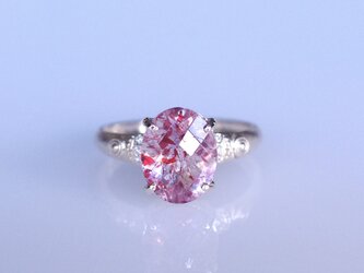 エレスチャルクォーツ＆ダイヤK10リング FATA(ファタ）の画像