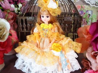 ロリータロマンス フェアリーシンフォニー お花畑に天使が舞うフリルドールドレス豪華4点セットの画像