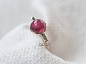 K10[berry風味のpink tourmaline]ringの画像