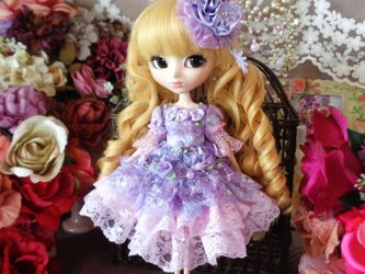 ロリータロマンス ラベンダーピンクのキュートな天使 ハピネスエレガントドールドレスの画像