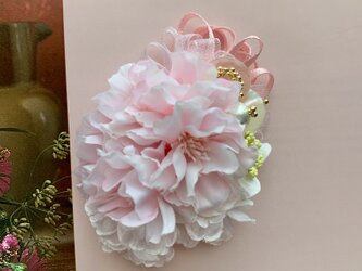 桜(さくら)のコサージュ　＊卒業式＊入学式＊結婚式＊フォーマルの画像