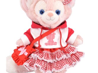 リーナ・ベル 服 着せ替え コスチューム ポシェット付 くまちゃん カジュアル 本体無 Sサイズの画像