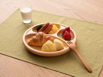 大野木工・幼児用ランチプレートの画像