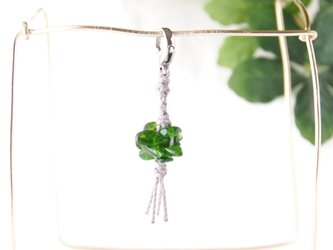 Chip Aggregate Zipper Charm（クロムダイオプサイド）の画像
