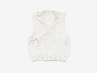 【オーガニックコットン100%】baby 雨粒の胴着の画像