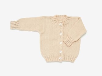 【オーガニックコットン100%】baby 結びのカーディガンの画像