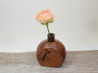 木の一輪挿し「欅」（けやき）木を愛でるの画像