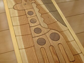木製パズル（きりん）大の画像