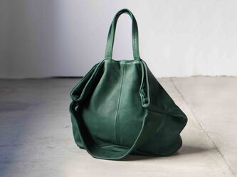 吸い付くようなタッチ感⁂軽く柔らかい2wayトートBAG・ＬＵＡ(ＬＡ００4)＃greenの画像