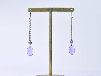 Tanzanite × Diamond / pt900 American Pierce　【Corremte/コレンテ】の画像