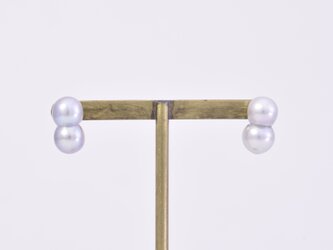 Akoya pearl / K14WG Pierce 【Studs pierce】の画像