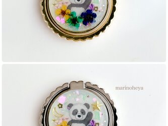 レジンスマホリングの画像
