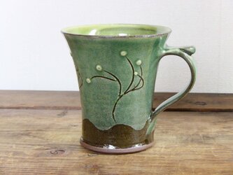 初雪文マグカップ（織部）／オーダー受付可の画像