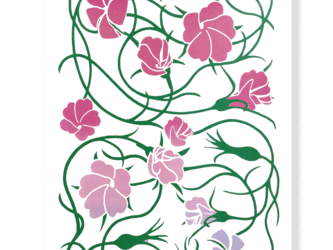 ポストカード　桜貝の版画（２枚組）の画像