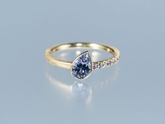 ラベンダースピネルとバイオレットサファイアのリング JE01231の画像