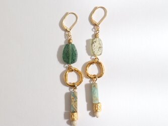 古代神殿の耳飾り＜ピアス（イヤリング）＞の画像