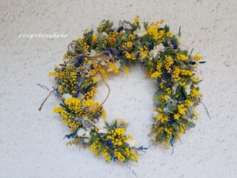 ミモザの月あかりクレセントwreathの画像