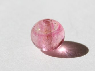 ガラスアクセサリー【紅梅】縞の小石　SS295の画像