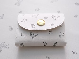 小さくて頼りになるお財布小さくて頼りになるお財布　小鳥と小花の画像