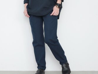 Momo pants / blue denimの画像