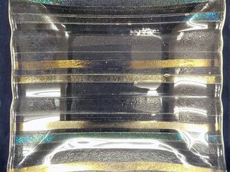 キラキラシックな縞模様の皿ＳＤ５０２の画像