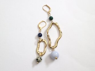 銀河のゆらぎ＜ピアス（イヤリング）＞の画像