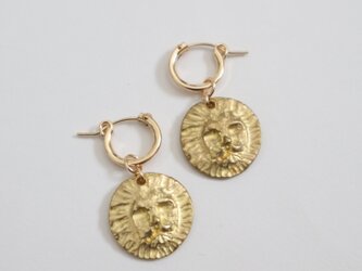 Leone di Venezia Orecchio（翼を持ったライオンのフープピアス）の画像