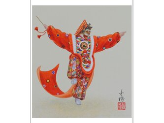 作品絵はがき「蘭陵王」 受注生産の画像