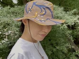 ハット（帽子）「稲」オイシイネ！_ブラウンの画像