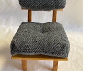 sokko's chair グレーのヘリンボーン生地の画像