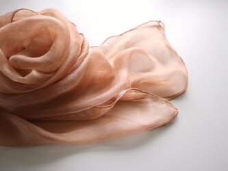 大人色 　＜ひと枝の桜紅葉＞シルクの画像