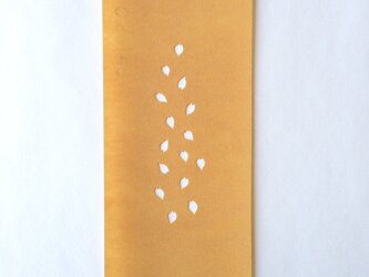 ステンシル型紙（花びら・縦・Ｂ）の画像