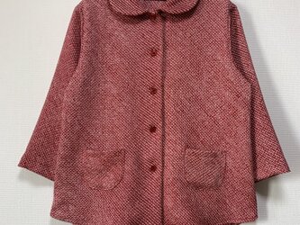 着物リメイクレトロブラウスの画像