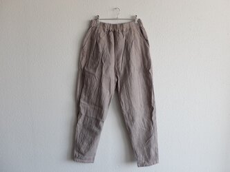 【new】備後節織パンツ｜柿渋染め・鉄媒染｜ユニセックス2サイズの画像
