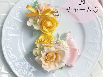 卒入学式に 　春色の2way親子コサージュ223.224の画像