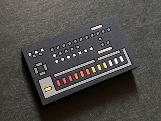 【マグネット】リズムマシン　ラバーマグネット／ 01：Analog RhythmMachine 808の画像