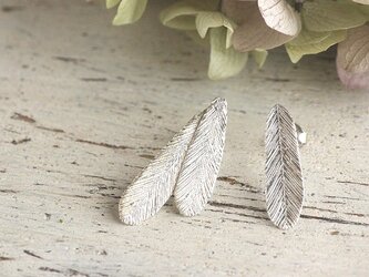 silver 祈りと希望の羽　ピアスⅡの画像