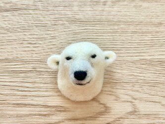 かっこいいスティーブの顔ブローチの画像