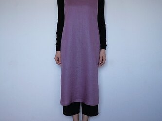 受注製作 バッククロスエプロン　オールドローズの画像