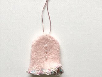 鍵のセータkeycase jellyfish pink 編みものの画像