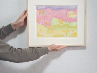 方向転換1　額装込みの画像