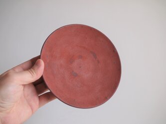 赤彩5寸皿の画像