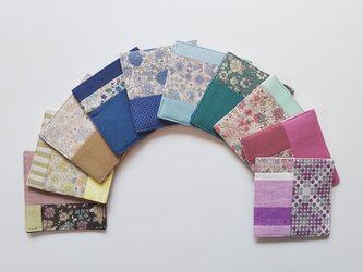 コースター パッチ 約10cm角 10枚セットの画像