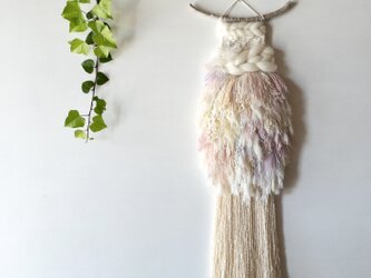 【一点もの】流木　ウィービングタペストリー『春光,e.』の画像