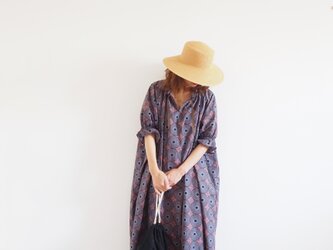 ◯◯pre-order◯◯Cotton linen batik print one-pieceの画像