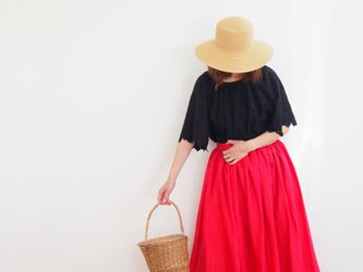 ◯◯pre-order◯◯French linen long skirtの画像