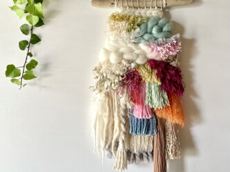【一点もの】流木　ウィービングタペストリー『primitive, t.』の画像