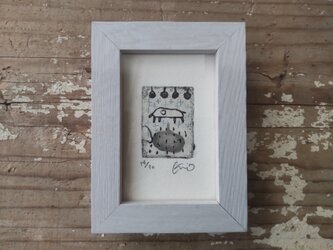 ミニ銅版画『りんごぞう』の画像