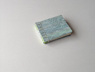 豆メモ帖（スモーキーブルー）の画像
