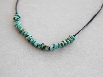 tassel necklace / ターコイズの画像